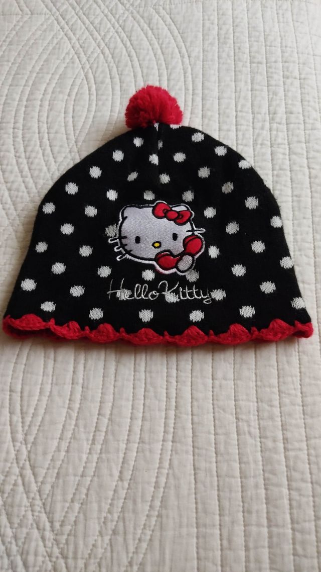 Gorro y bufanda Hello Kitty