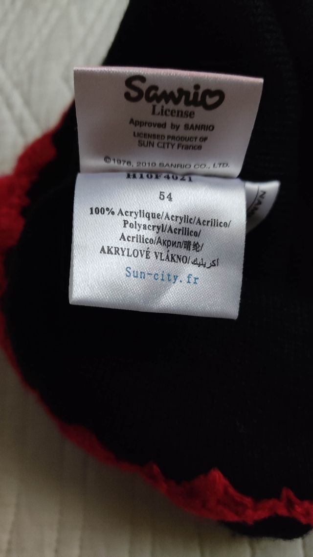 Gorro y bufanda Hello Kitty