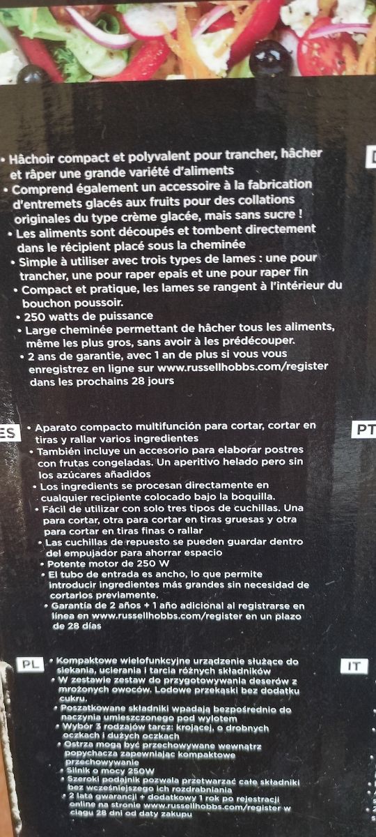 Russell Hobbs cortadora y picadora