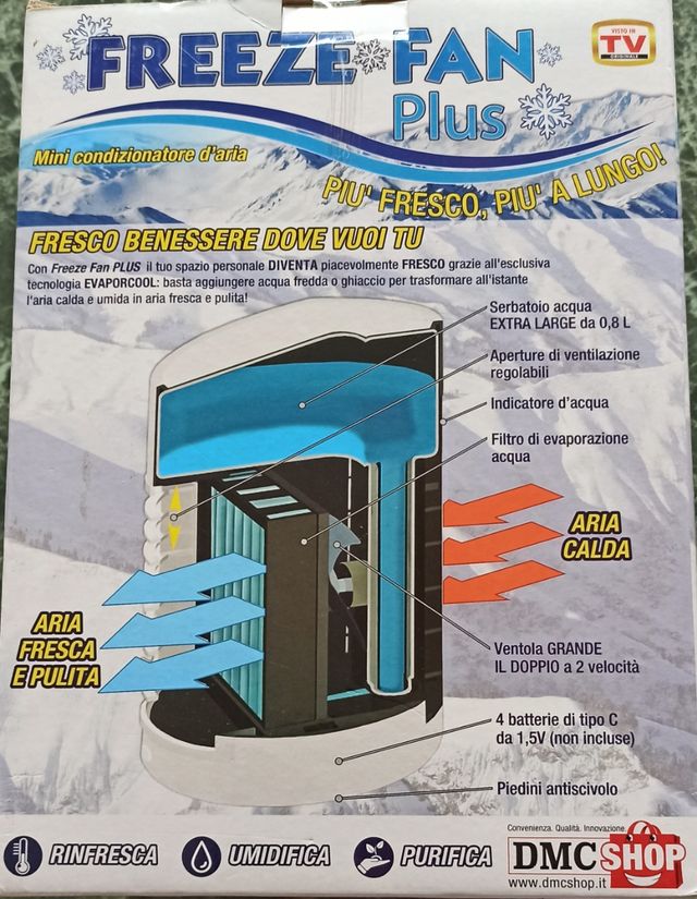 Raffrescatore Freeze Fan Plus