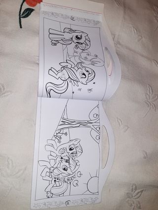 Libro para colorear My little ponny