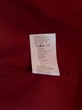 Camisa de hombre burdeos