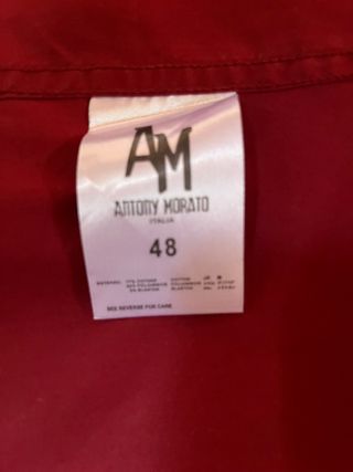 Camisa de hombre burdeos