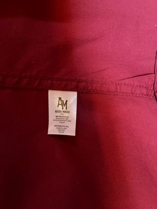 Camisa de hombre burdeos