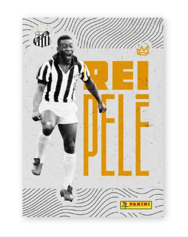 Pele Panini Box -Tribute Card Set Santos FC Idolos
