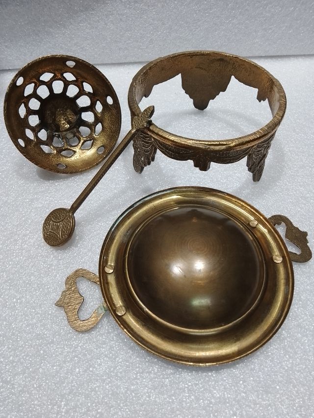 INCENSARIO O BRASERO ANTIGUO BRONCE
