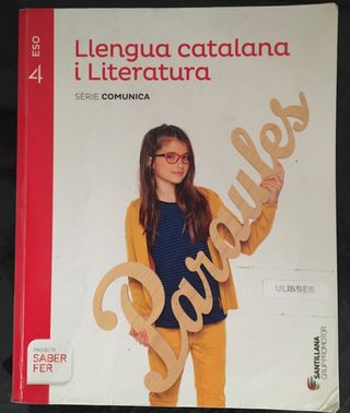 Libro de Llengua catalana y Literatura 4to ESO