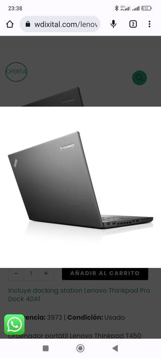 Lenovo Thinkpad T450 14,1″