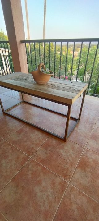 Mesa de centro artesanal