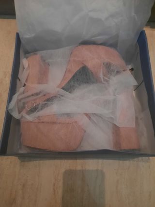 Sandalias de tacón altas rosas