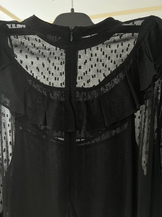 Vestido negro Zara