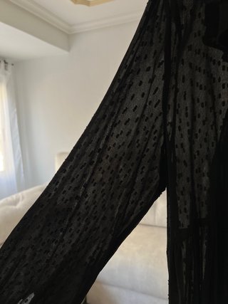 Vestido negro Zara