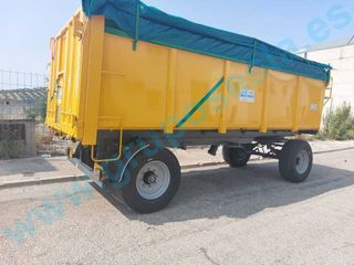 Remolque bañera con ejes galera