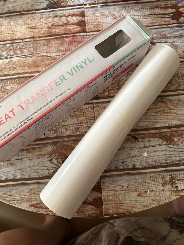 Vinilo termo adhesivo blanco