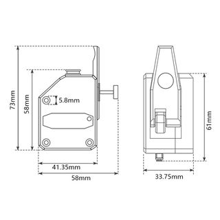 EXTRUSOR BMG DOBLE ENGRANAJE IMPRESORA 3D