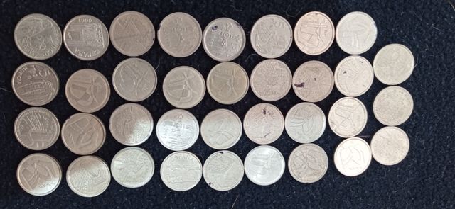 LOTE 35 MONEDAS 25 pesetas