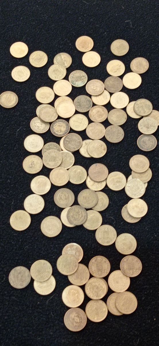 LOTE 85 monedas 1 peseta