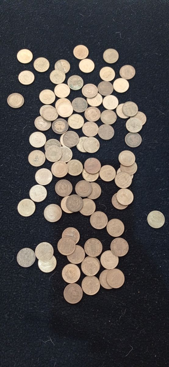 LOTE 85 monedas 1 peseta