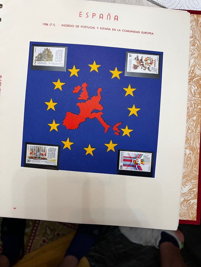 Colección de sellos 1964 a 2012 álbumes olegario