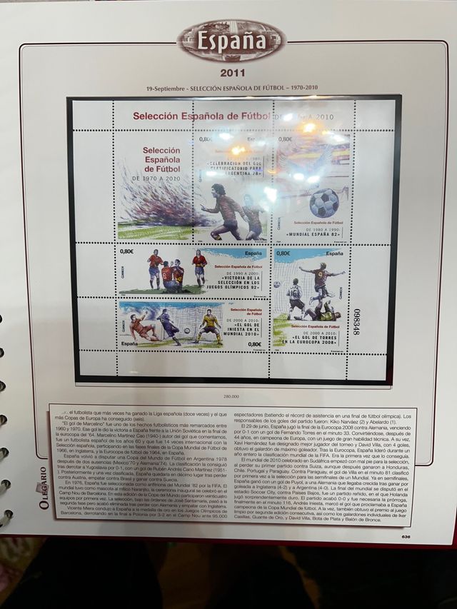 Colección de sellos 1964 a 2012 álbumes olegario