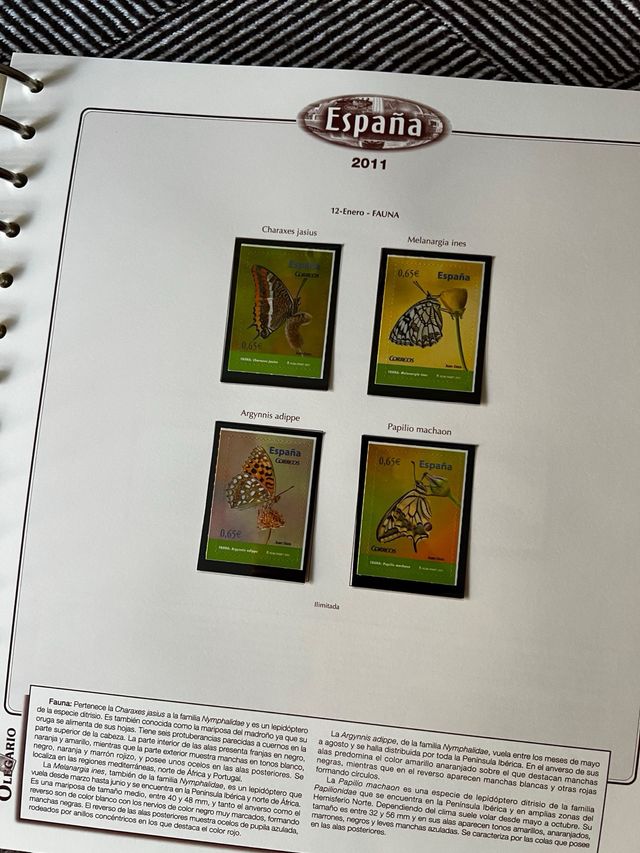 Colección de sellos 1964 a 2012 álbumes olegario