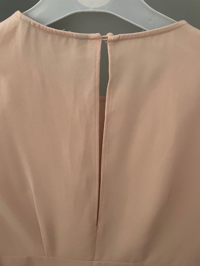 Vestido corto rosa zara