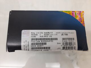 Intel Core Procesador i5-750 LGA1156
