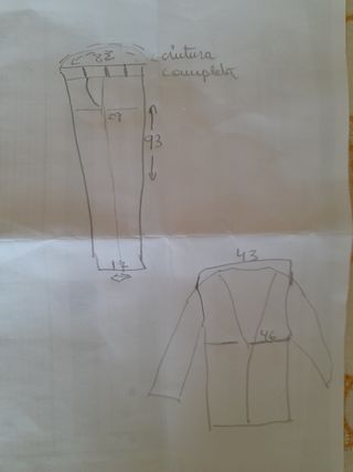 Traje chico. 