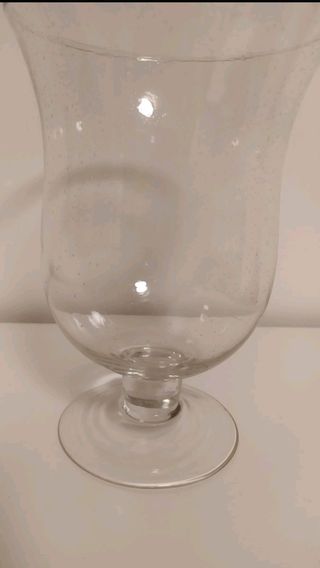 Jarrón Copa Cristal (efecto gotitas)