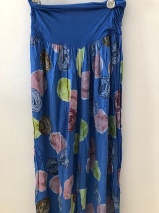 Pantalones hippies anchos con estampado