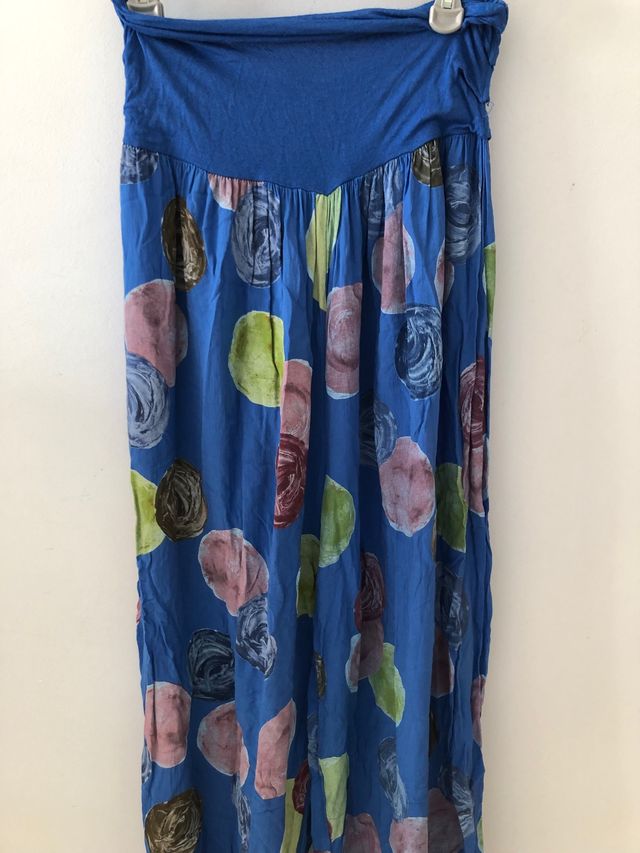 Pantalones hippies anchos con estampado