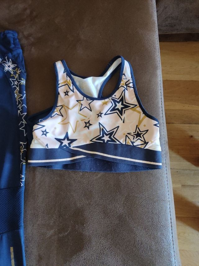 conjunto ZARA SPORTS leggins y top niña