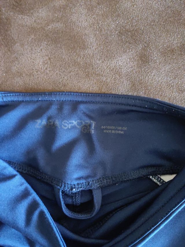 conjunto ZARA SPORTS leggins y top niña