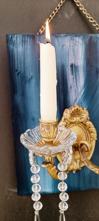 Candelabros de bronce de 1800