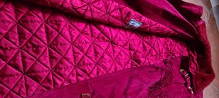 Gianni Versace vintage montone in pelle e frange