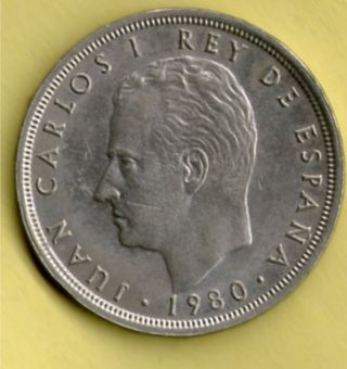 moneta juan carlos 50 pesetas 1980