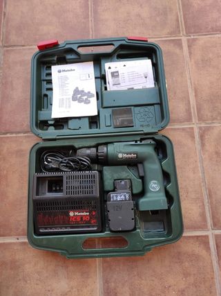 Taladro atornillador Metabo a bateria