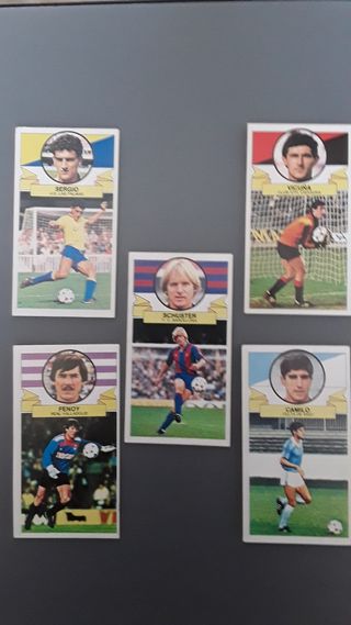 Cromos  liga 85-86. Sin pegar. Ed. este