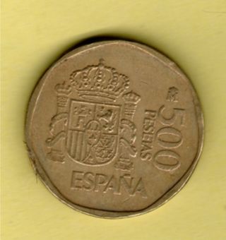 moneta juan carlos I e sofia 500 pesetas
