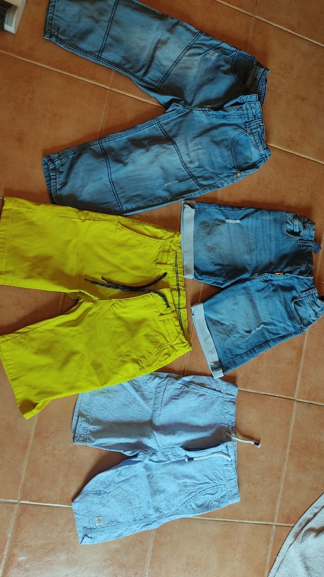 Pantalones cortos 12 años/ lote de 4