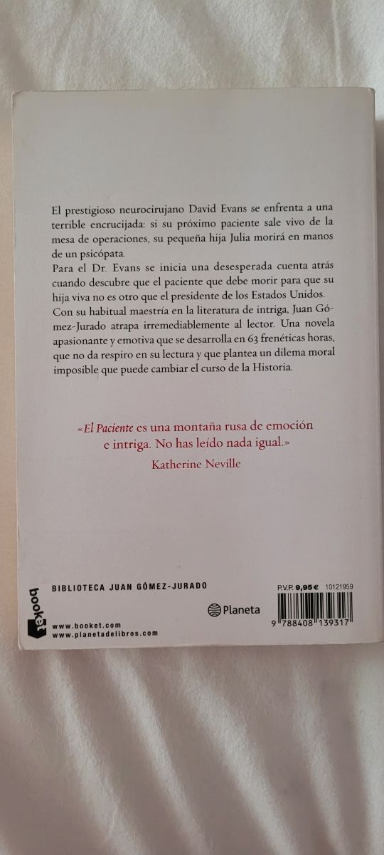 El Paciente (Juan Gómez-Jurado)