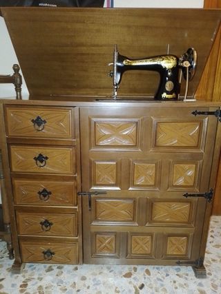 MAQUINA DE COSER SINGER 7, SERIGRAFIA EGIPCIA