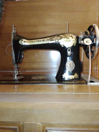 MAQUINA DE COSER SINGER 7, SERIGRAFIA EGIPCIA