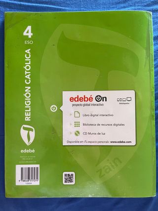 Libro religio 4°ESO Edebé 9788468317274