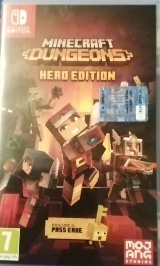 Juego nintendo switch MINECRAFT DUNGEONS HERO ED.