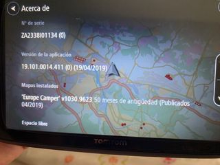 Navegador tom tom autocaravanas