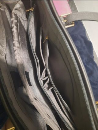 Bolso gris grande