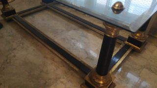 Mesa de centro de cristal