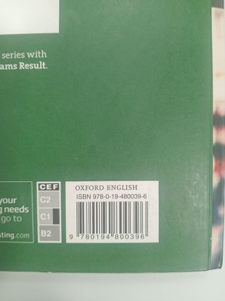 Libro inglés CAE result