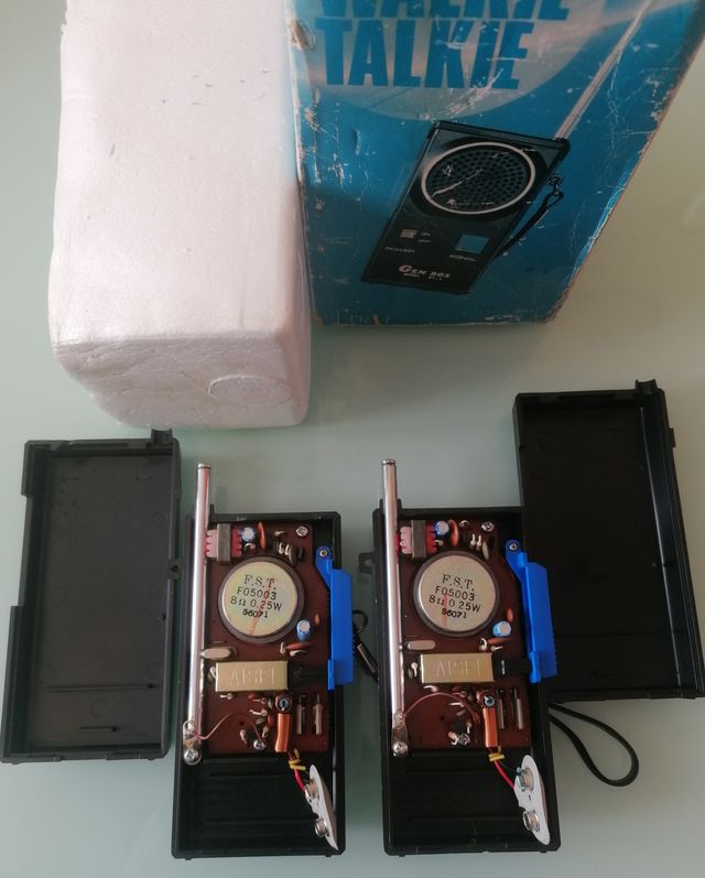 walkie talkie antiguo gem box kt-6
